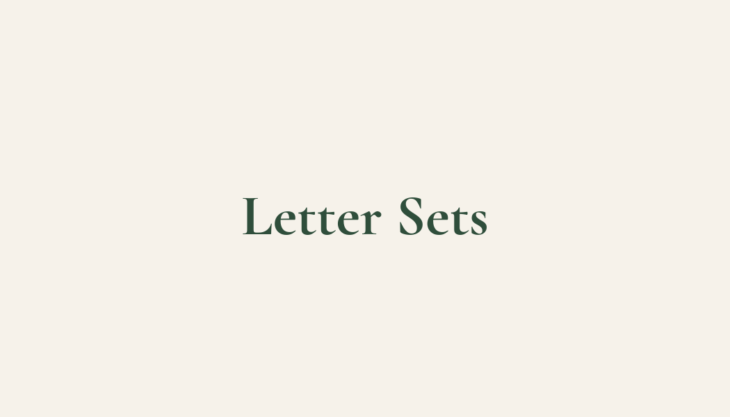 Letter Sets