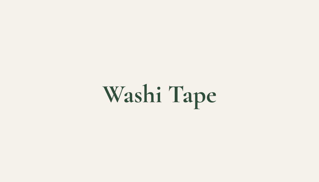 Washi Tape