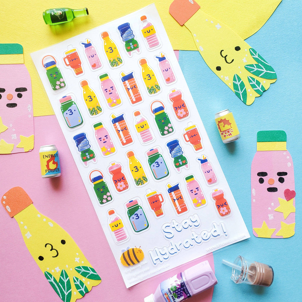 Stay Hydrated Sticker Sheet