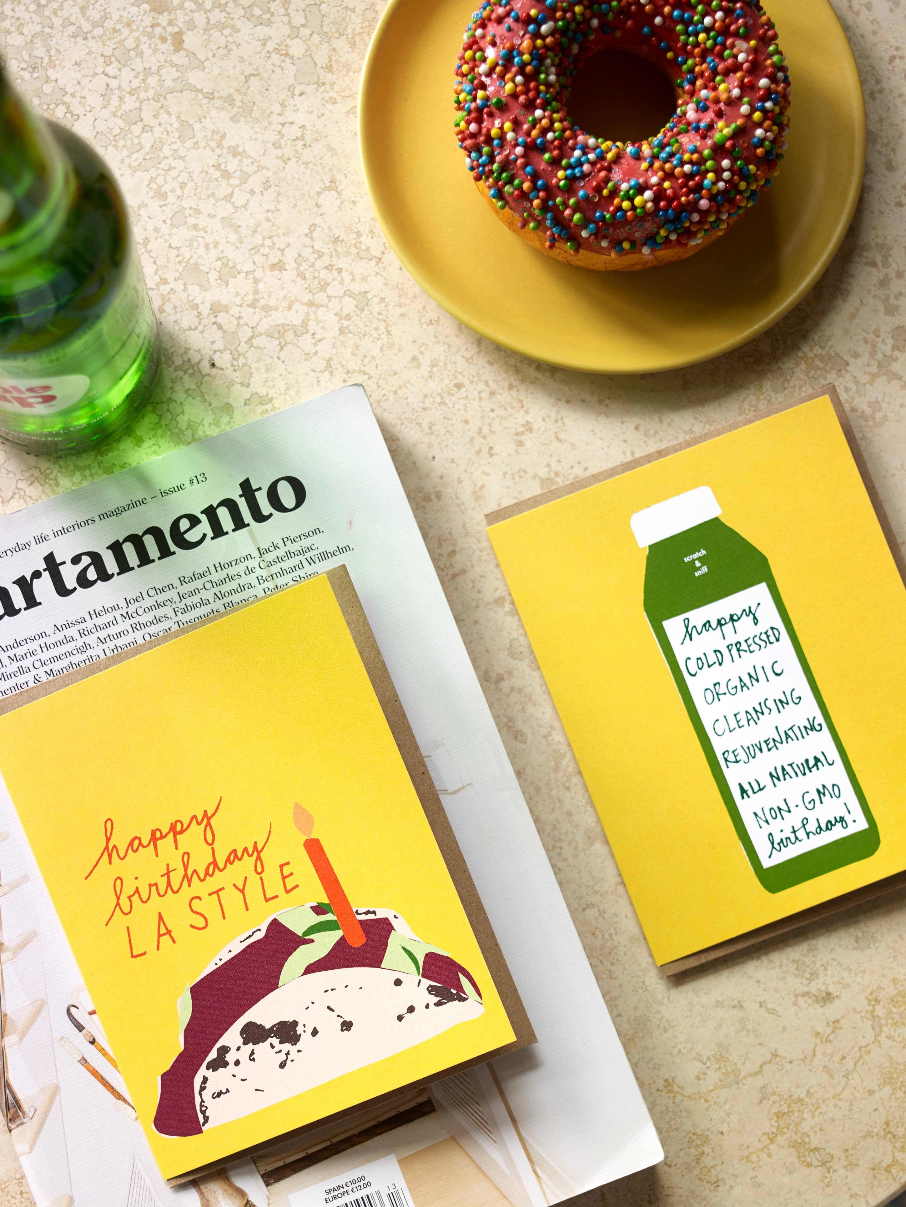 Scratch & Sniff Cold Pressed Birthday Greeting Card