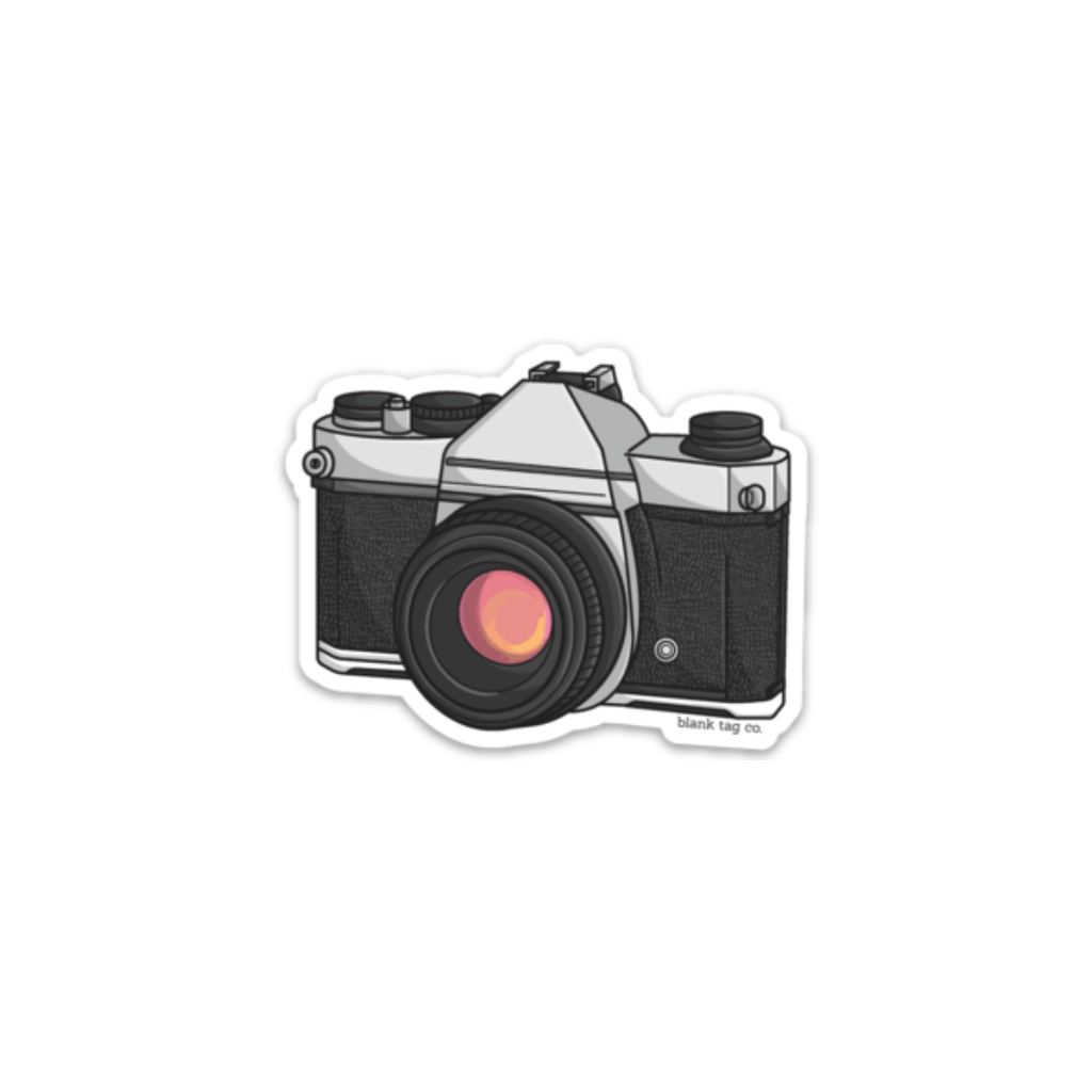 Blank Tag Co.®  Waterproof Sticker - Camera