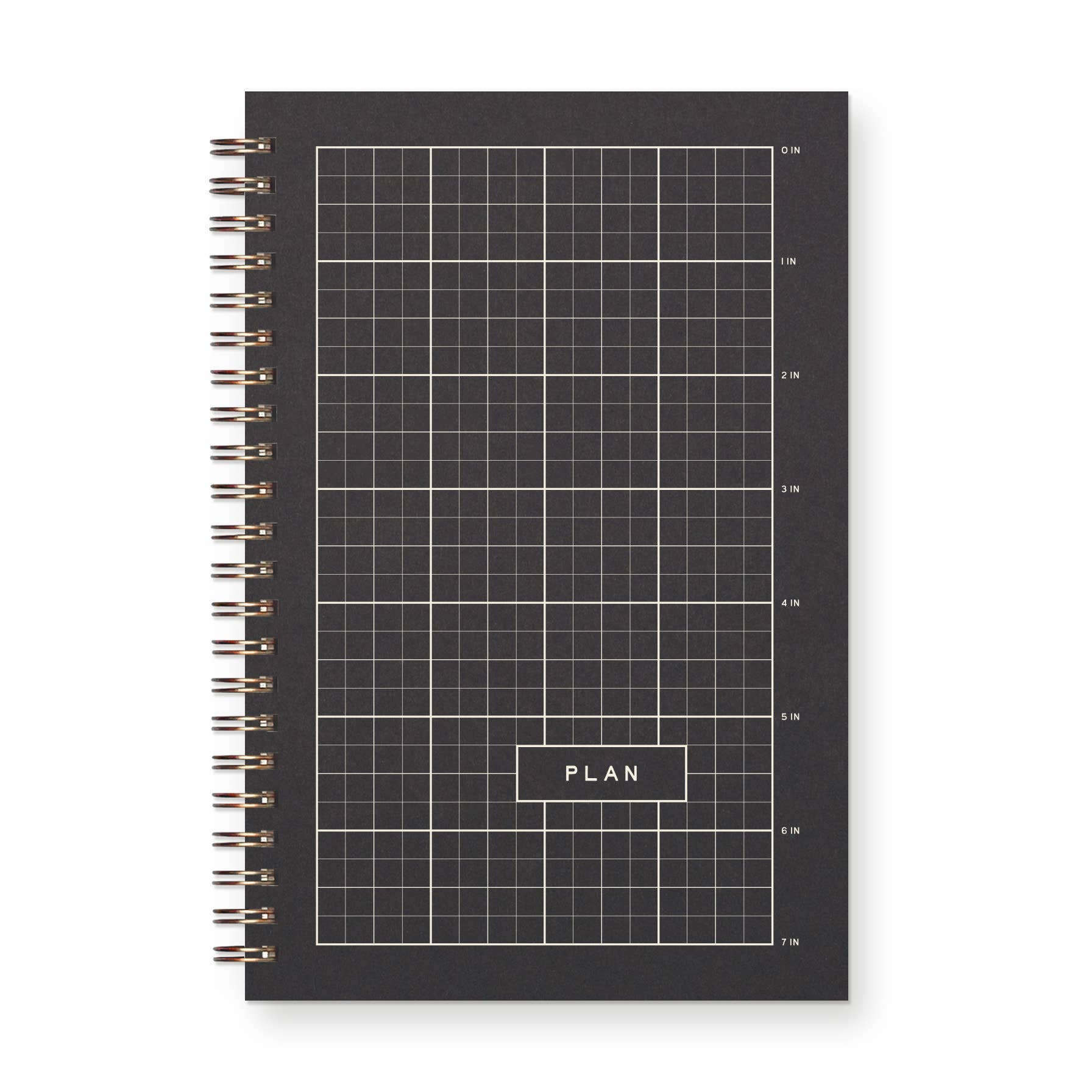 Ruler Grid Undated Weekly Planner Journal