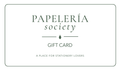 Papeleria Society Gift Card