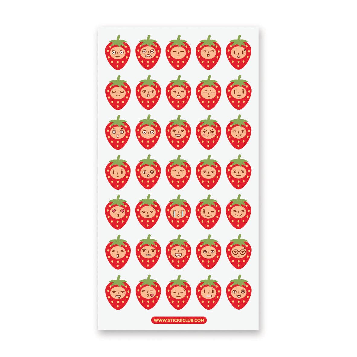 Berry Big Feelings Sticker Sheet