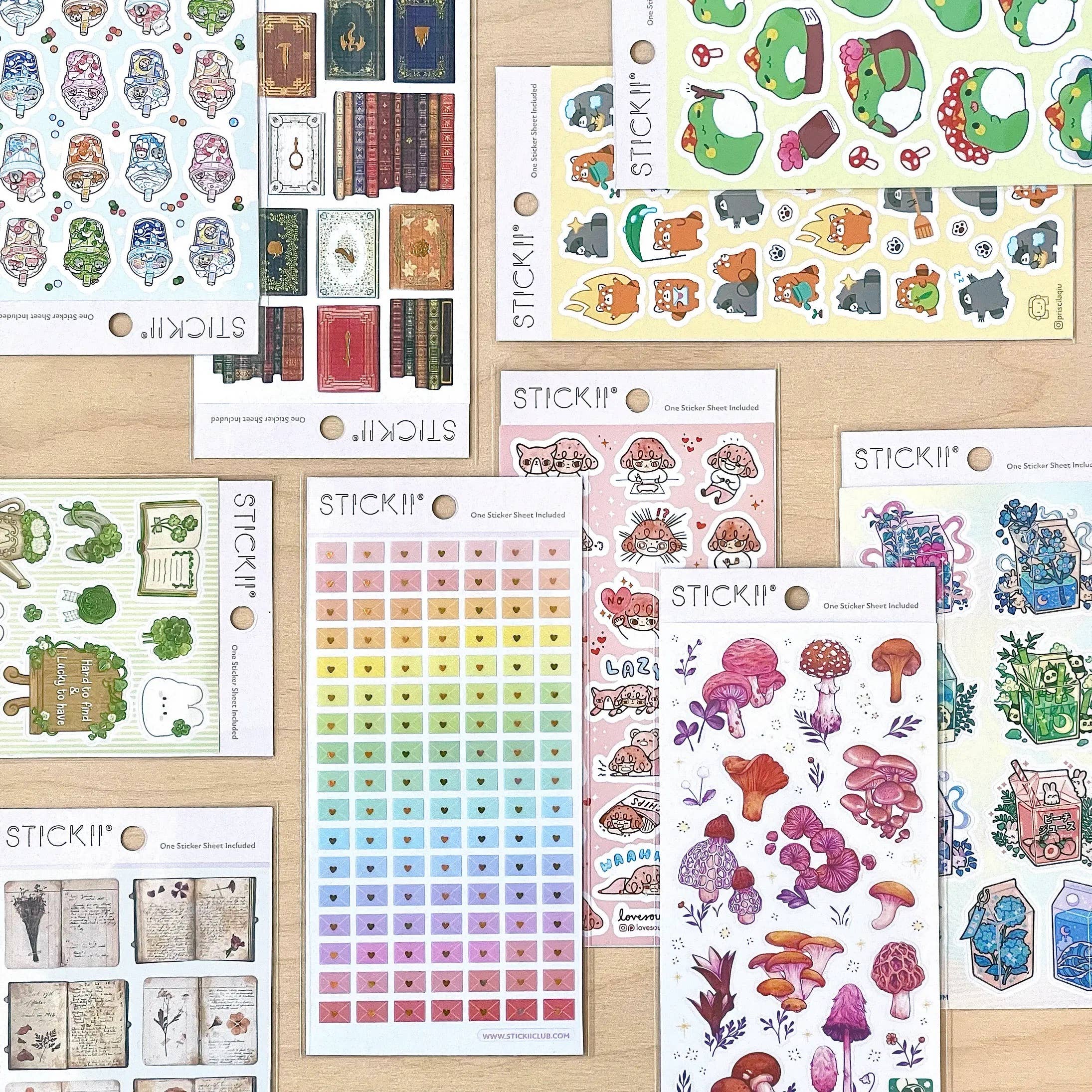Autumn in Gold Washi Sticker Sheet