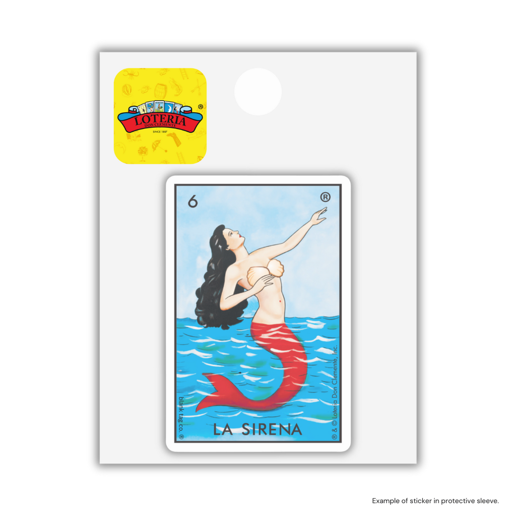 Loteria® Waterproof Sticker - La Sirena