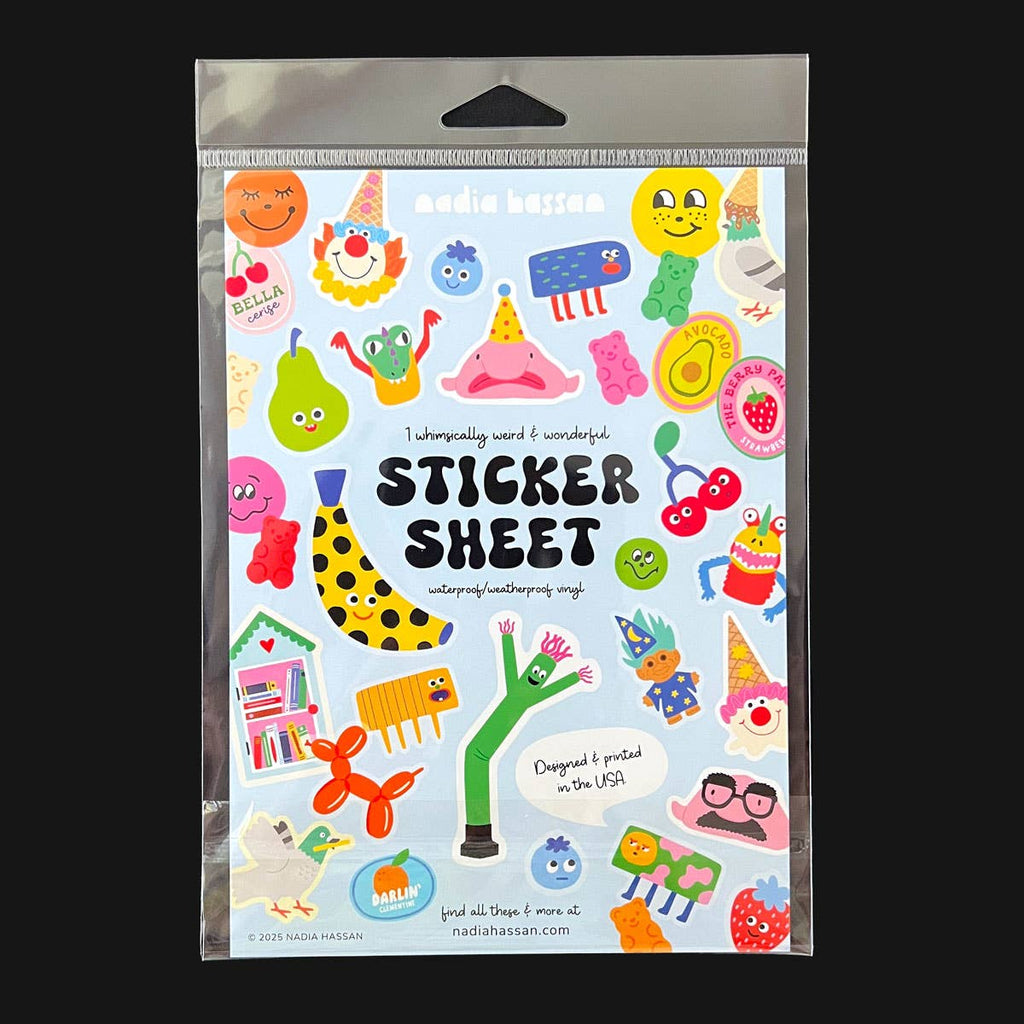 Make A Toast 5x7 Sticker Sheet