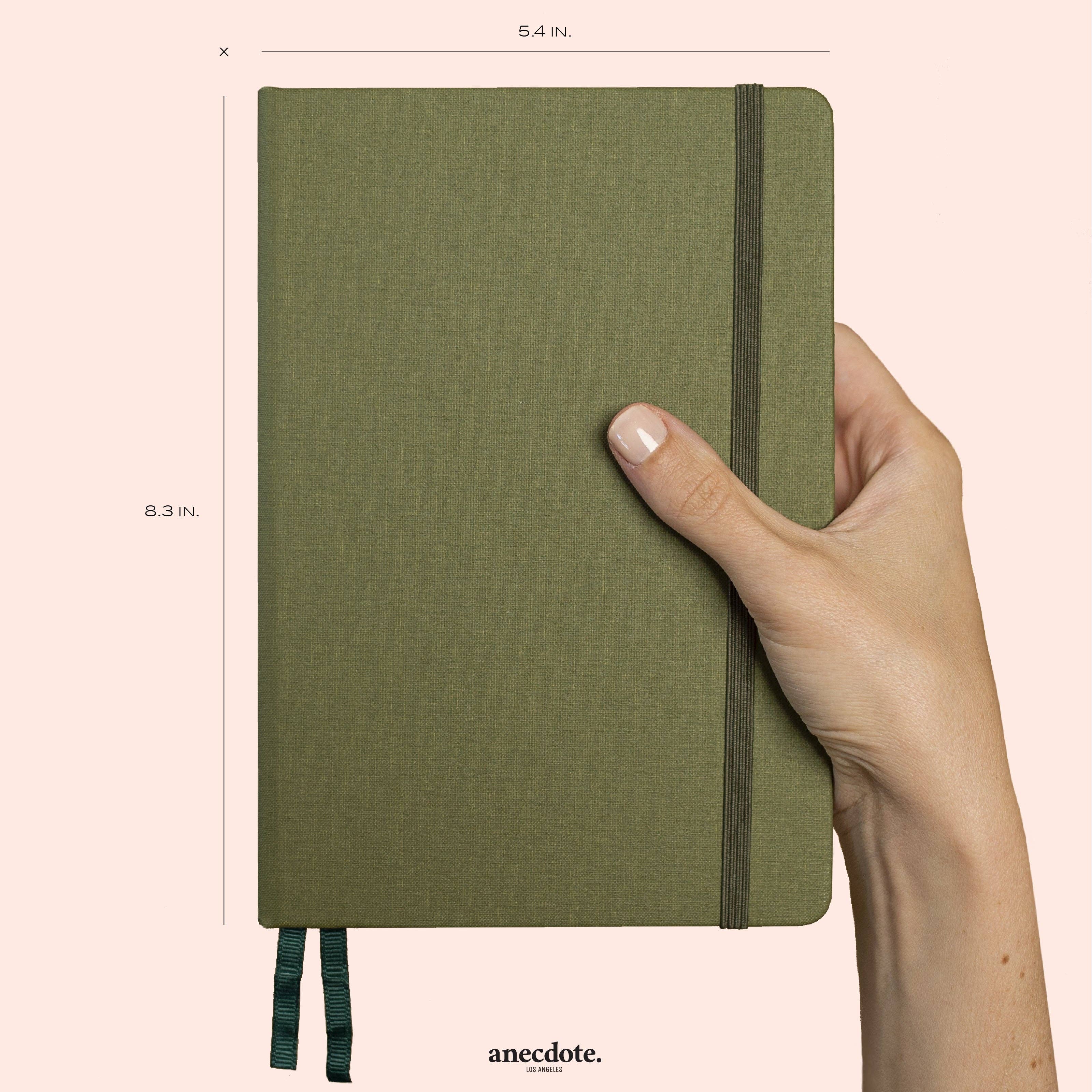 The Daily Planner - Hardcover with Library Buckram Cover