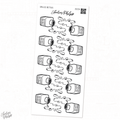 Lauren Phelps Spilled Bottles deco sticker sheet