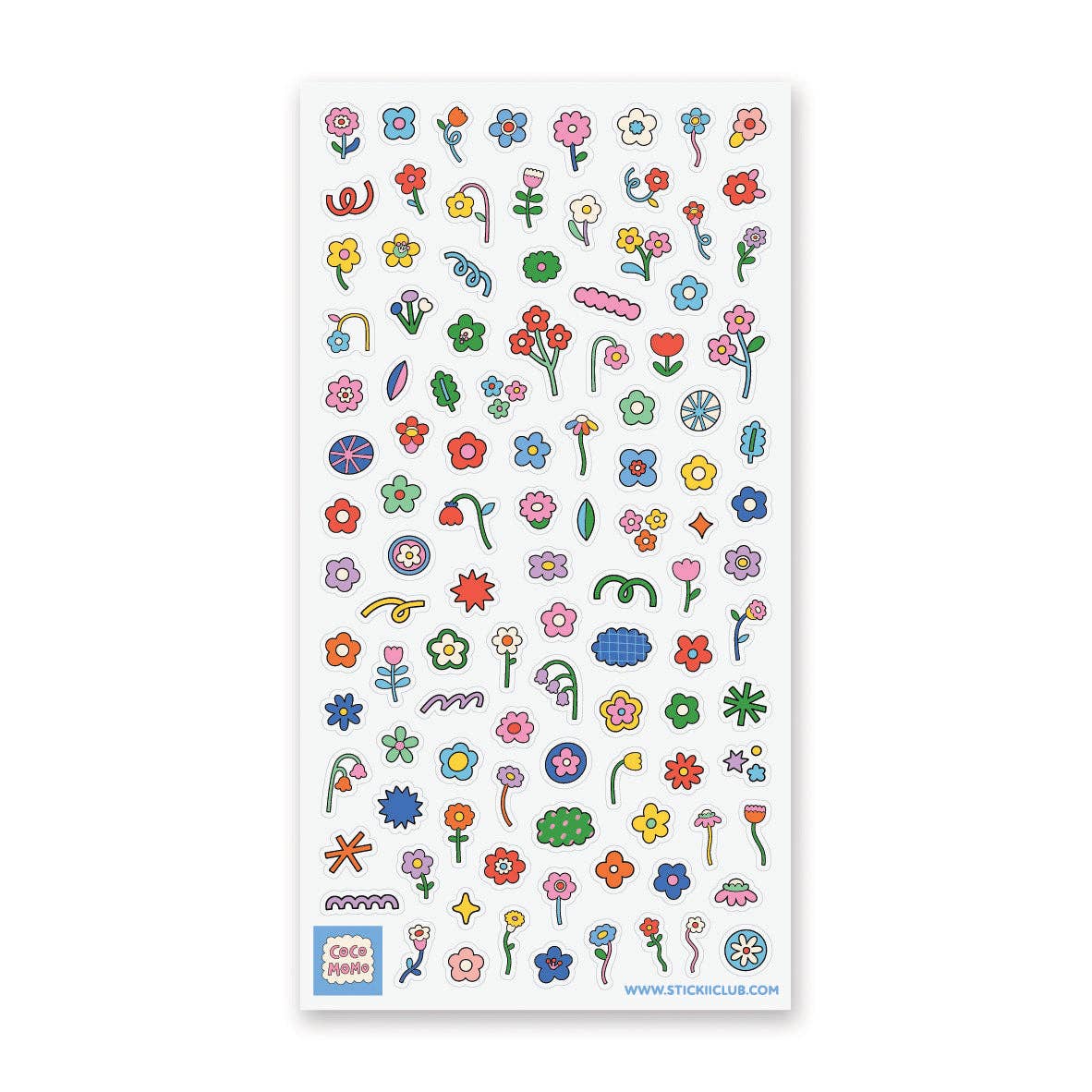 Fun Florals Sticker Sheet