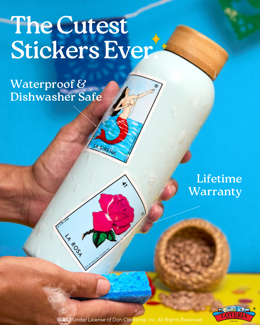 Loteria® Waterproof Sticker - El Diablito