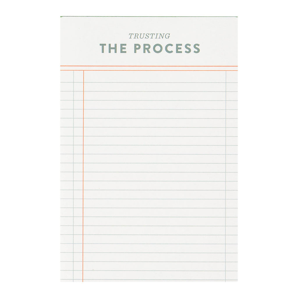 Trusting the Process 4x6 Notepad