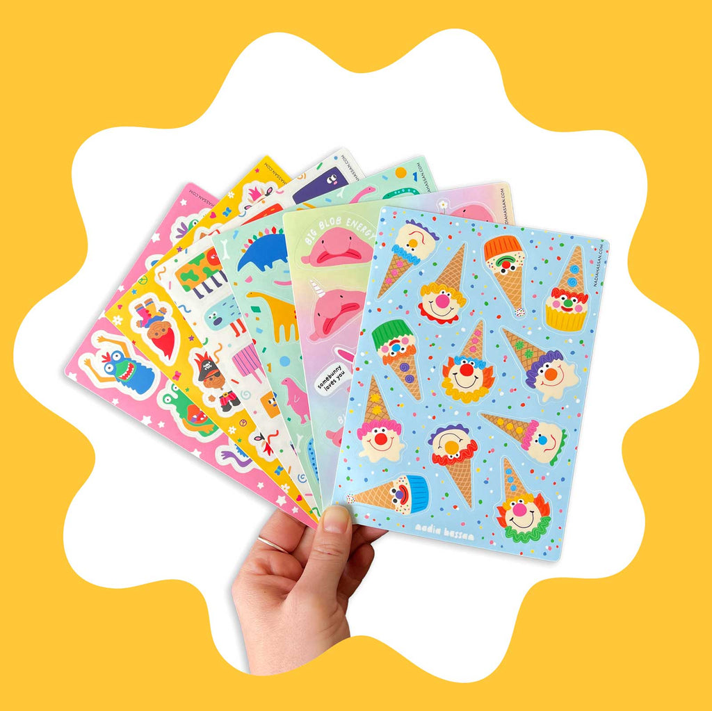 Treasure Trolls 5x7 Sticker Sheet