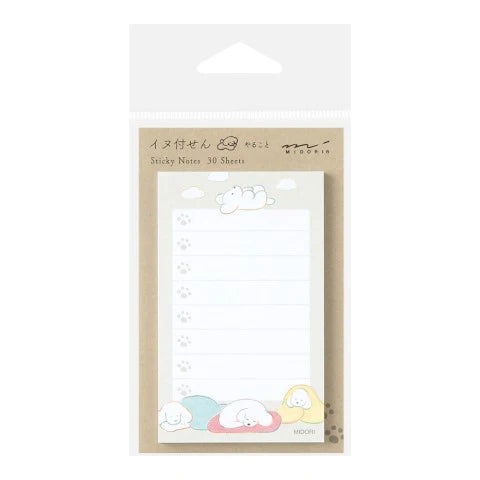 Midori Sticky Notes - To Do Dog