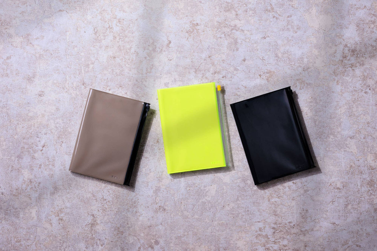 EDiT B6 Grid Notebook with PVC Cover & Zipper Pocket