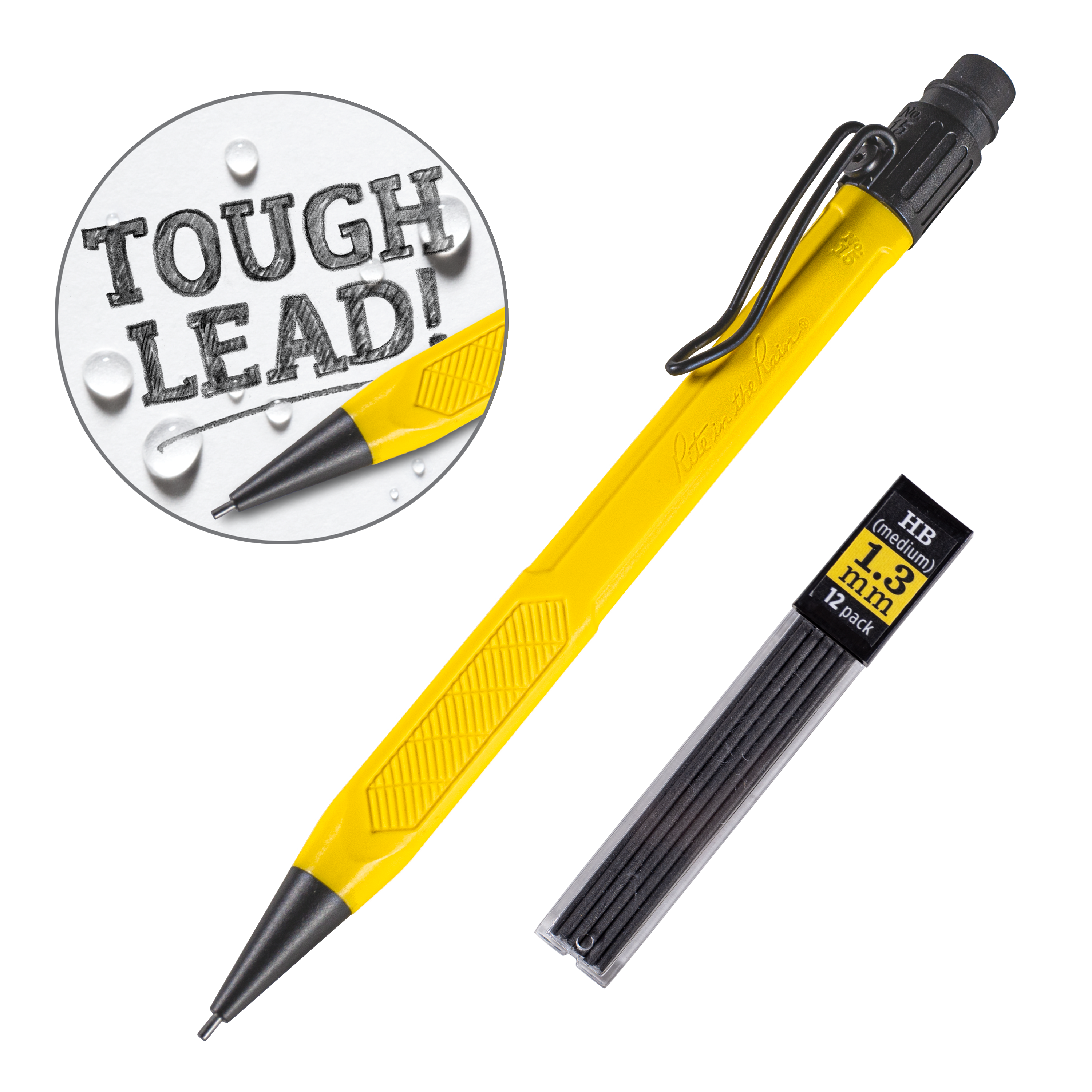 Rite in the Rain Work-Ready Pencil 1.3mm with Refill, Yellow