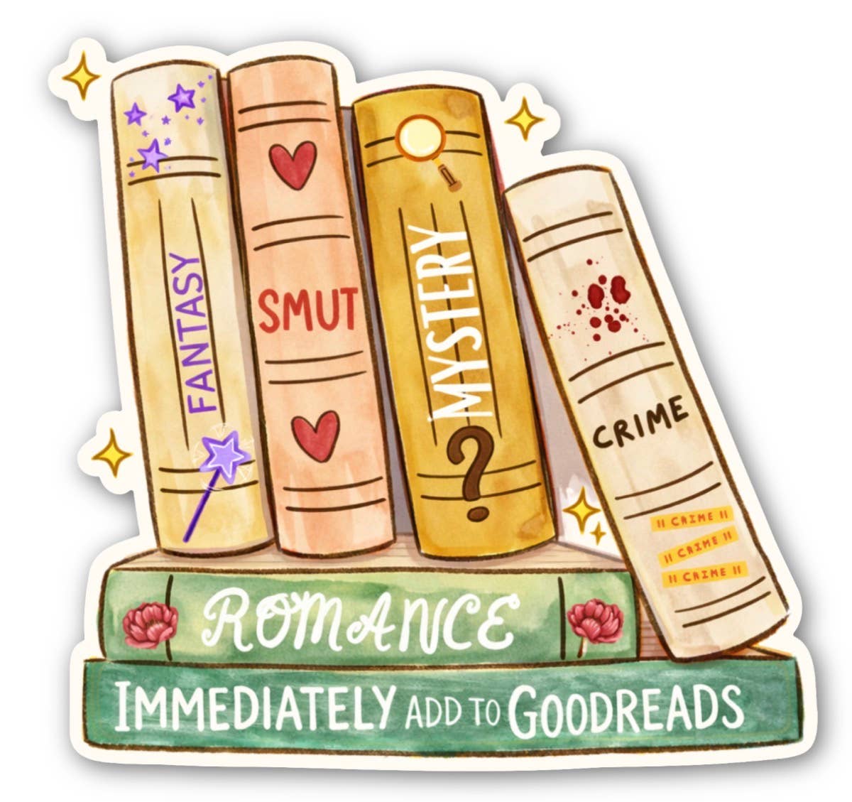 Book Lover Sticker – Good Reads