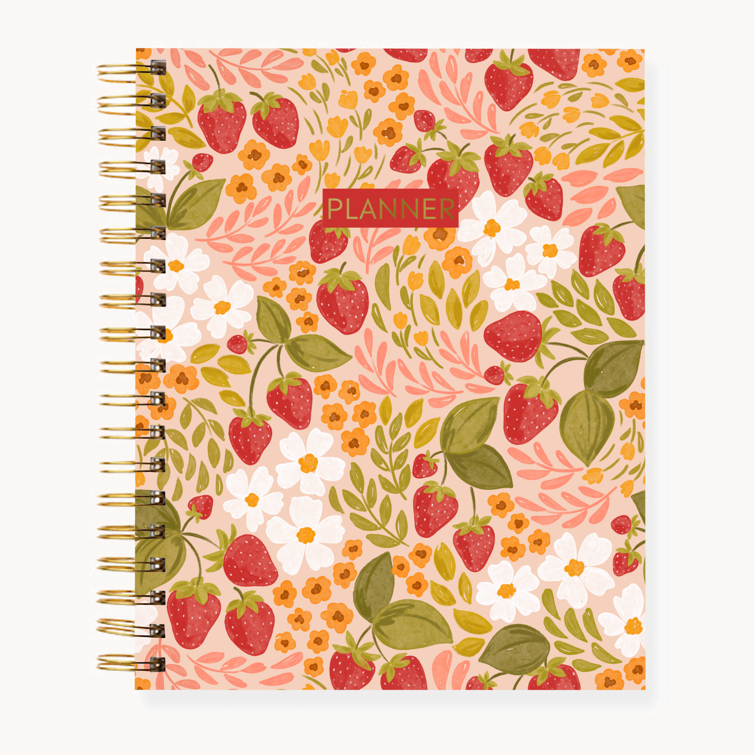 Floral Undated Planner