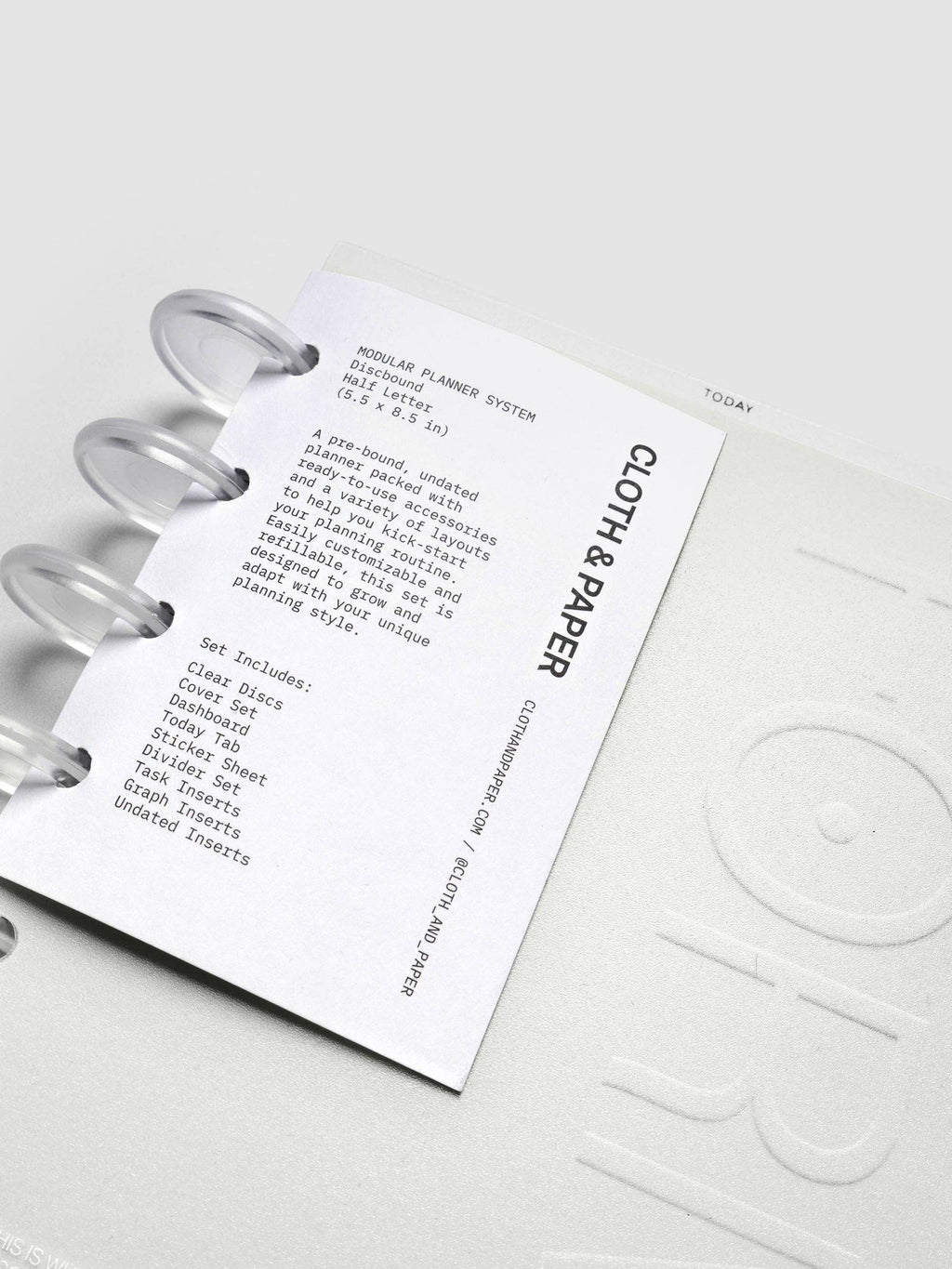 FORMA Modular Planner System | Half Letter