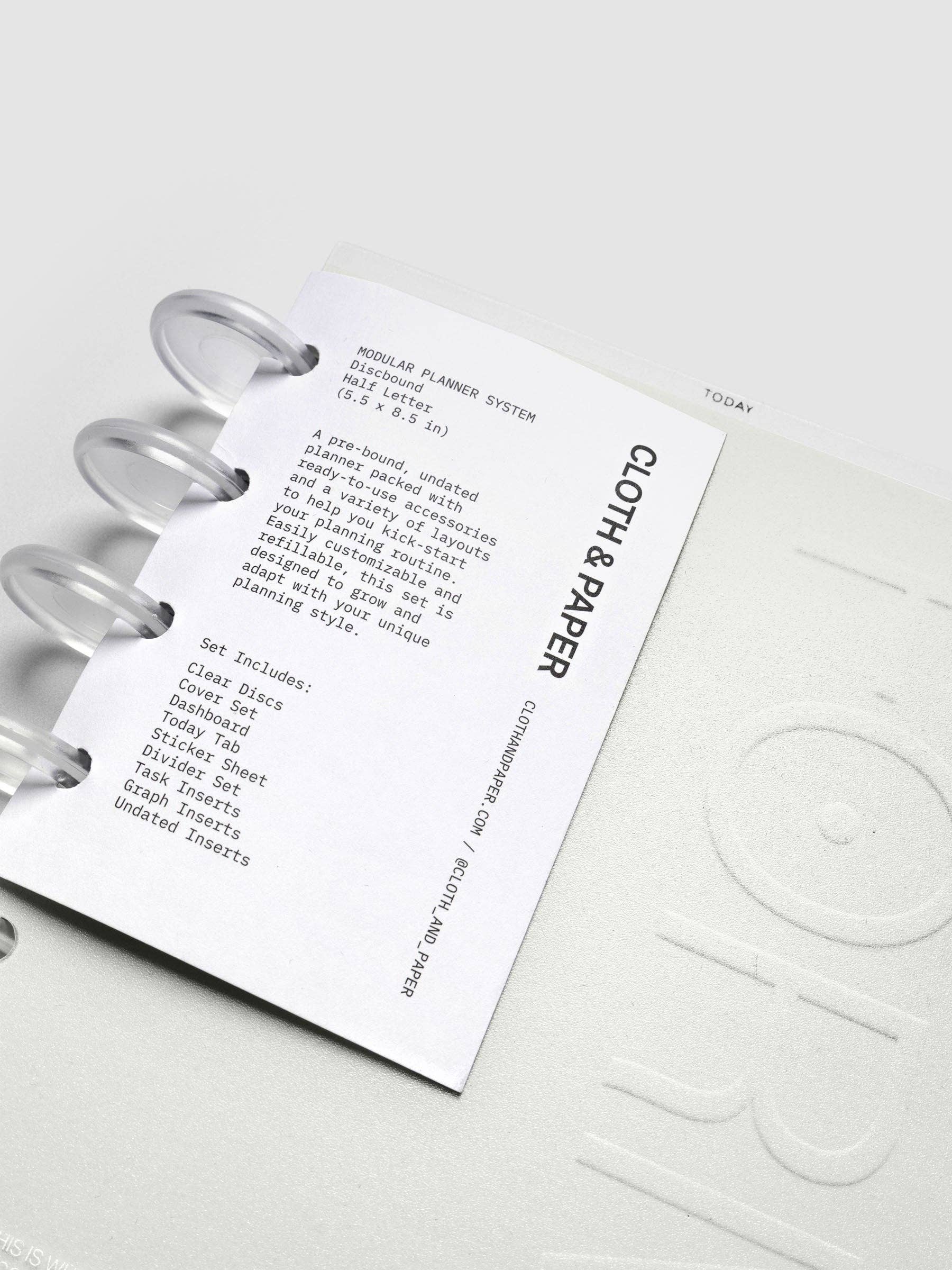 FORMA Modular Planner System | Half Letter