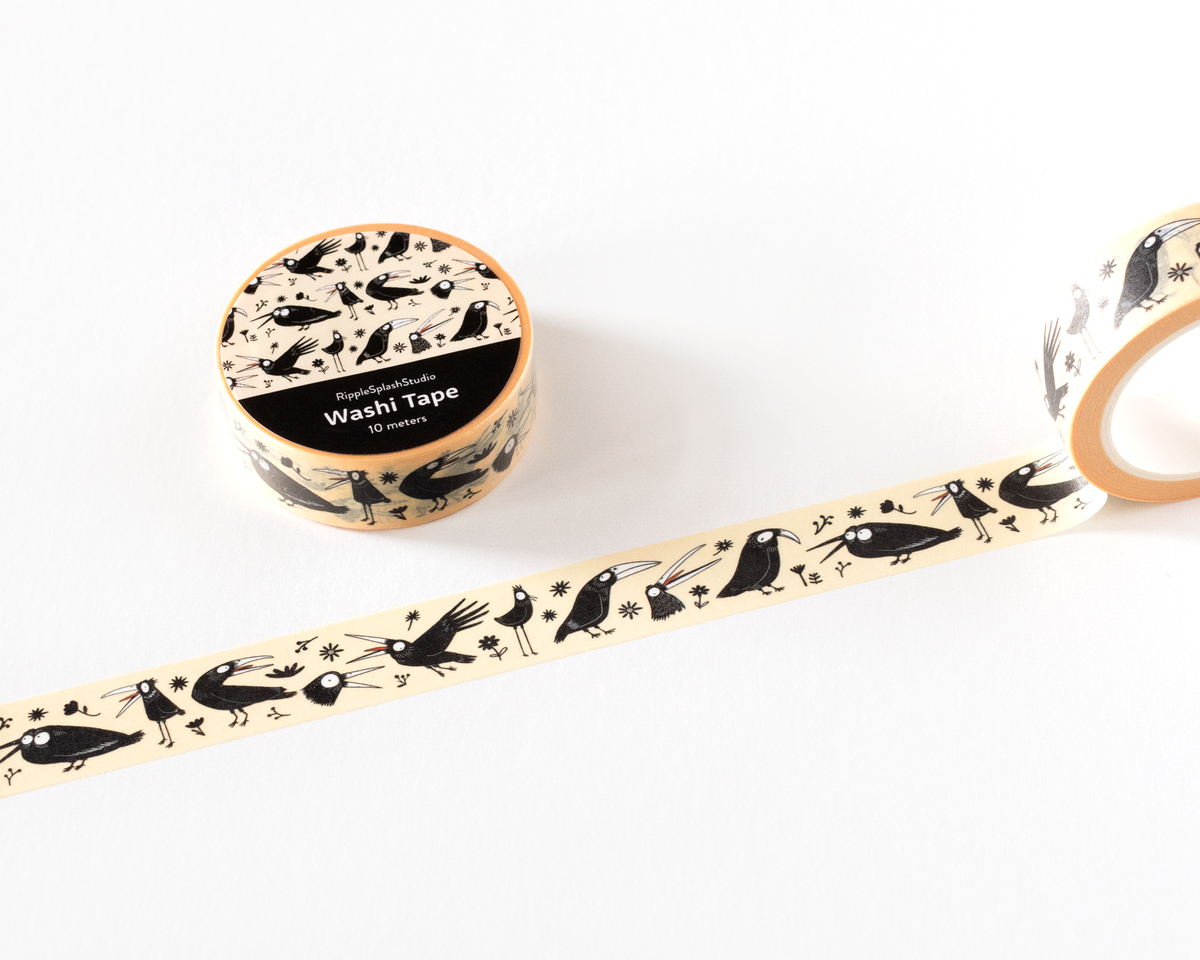 Crow Pattern Washi Tape