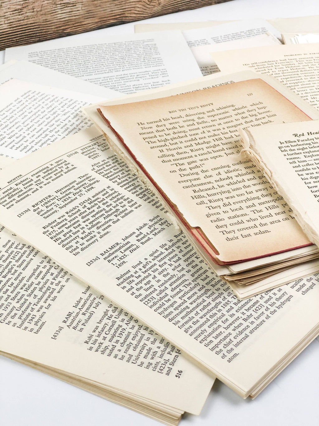Vintage Book Pages for Collage, Junk Journaling and Art