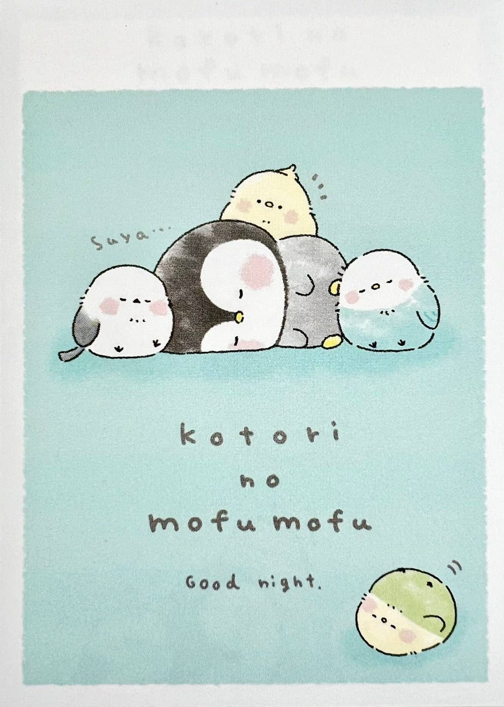 Birds kotori no mufu mofu Mini Notepad