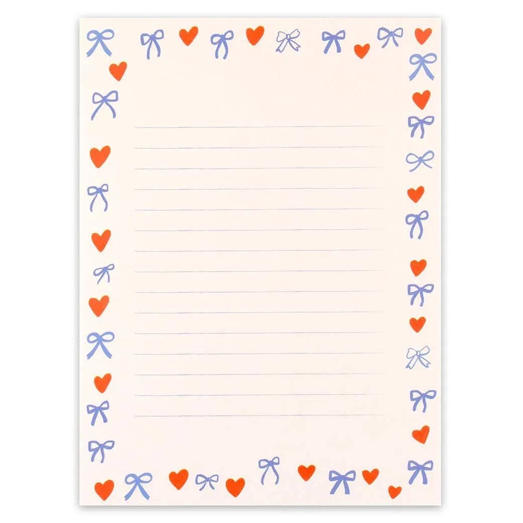 Chic Letter Set with Ribbon