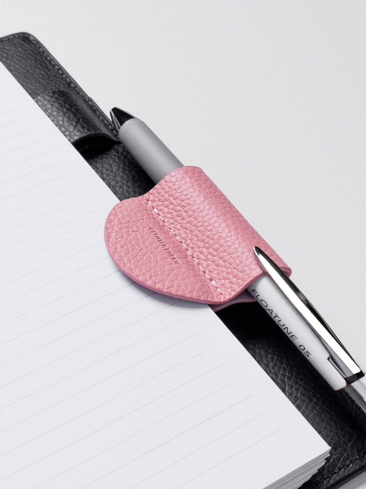 Magnetic Bookmark | Pen Holder | Leather