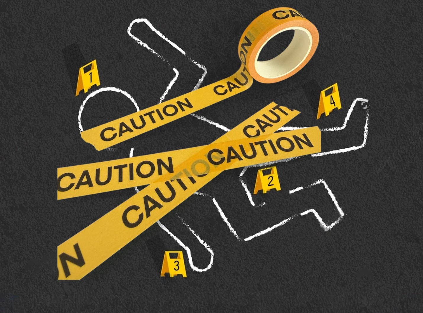 CAUTION Washi Tape