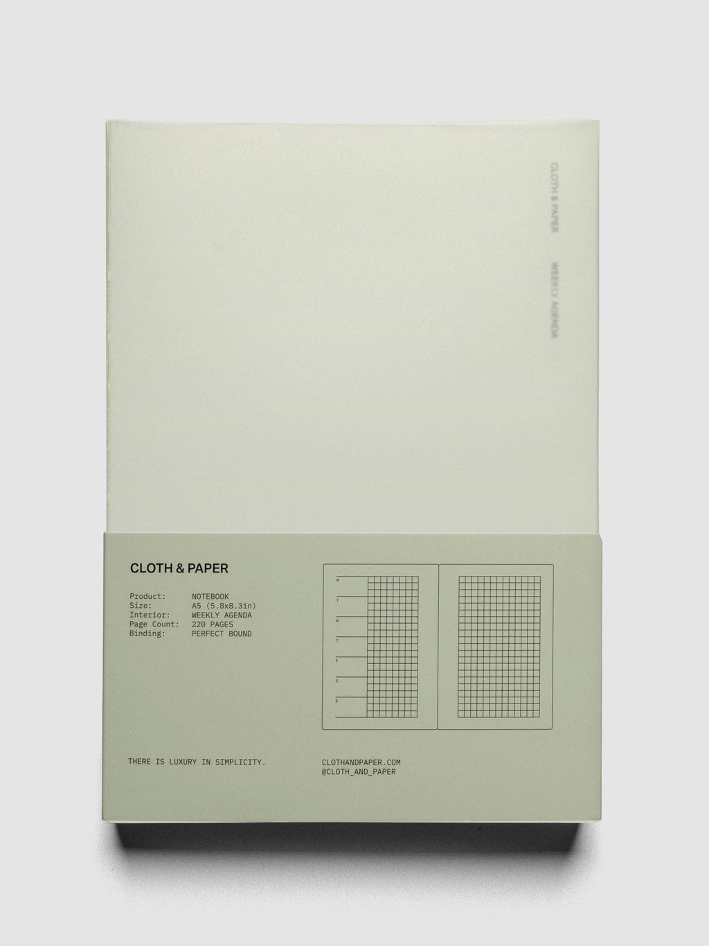 Perfect Bound Notebook | A5 Dot Grid