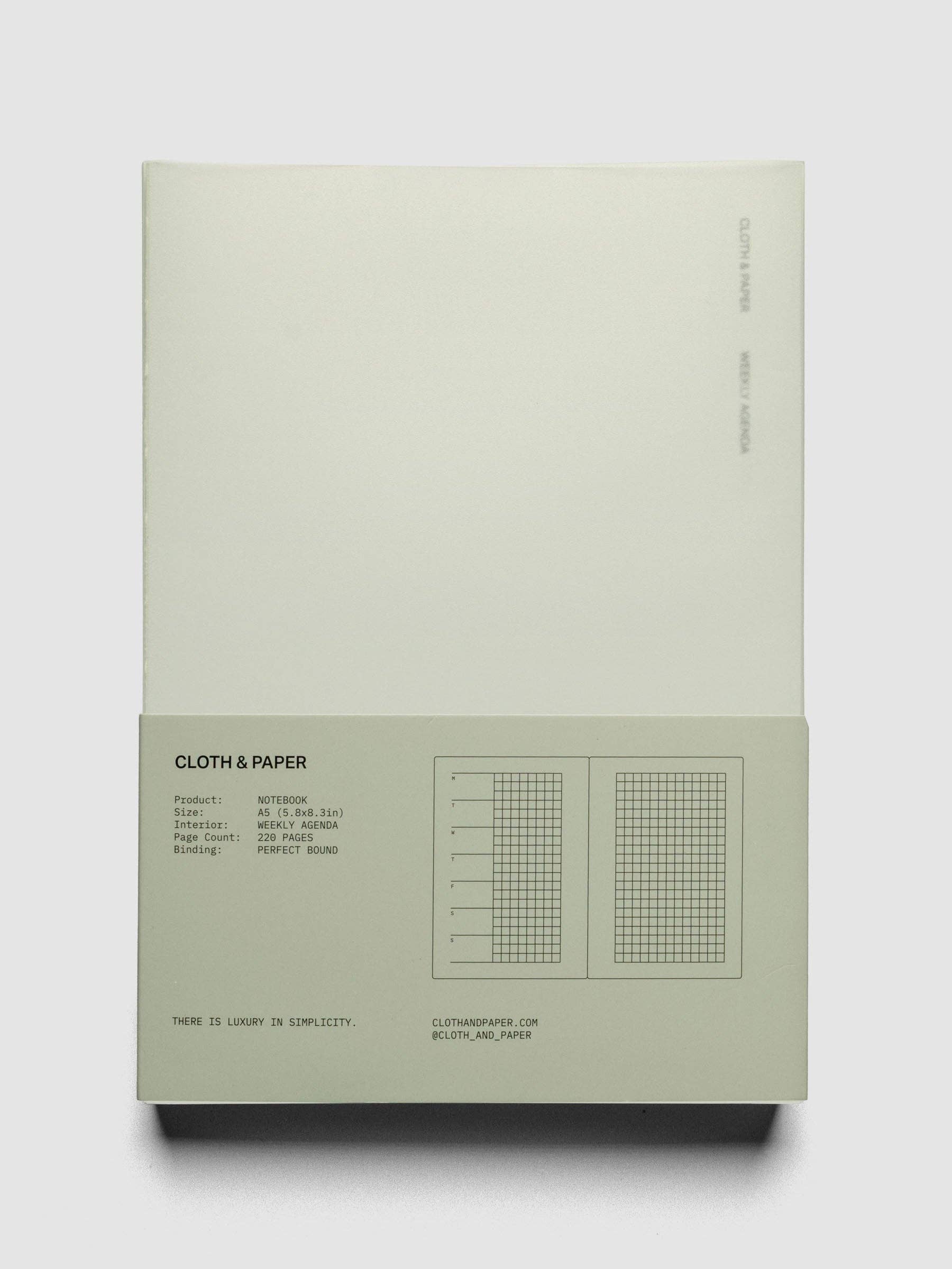 Perfect Bound Notebook | A5 Dot Grid