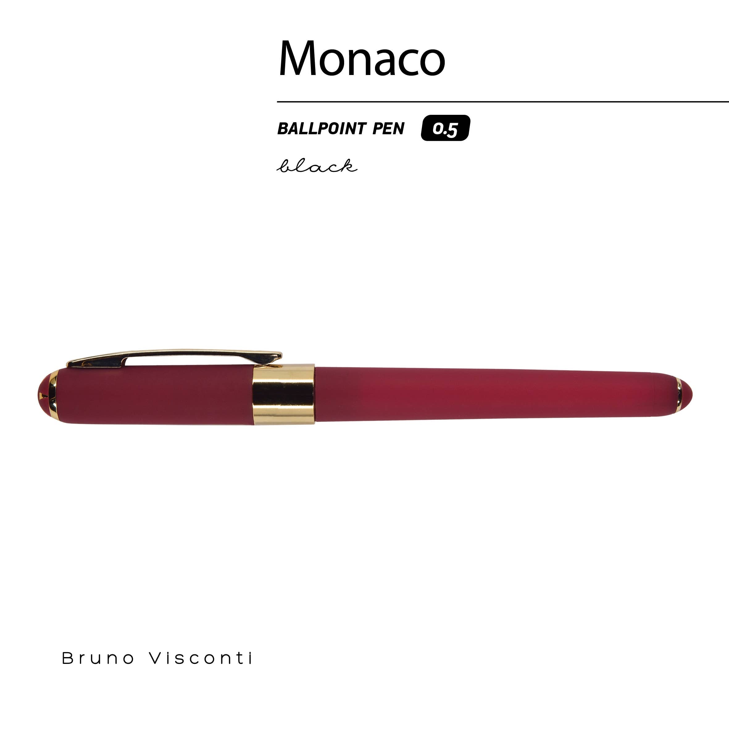 Monaco Collection Bordeaux Ballpoint Pen
