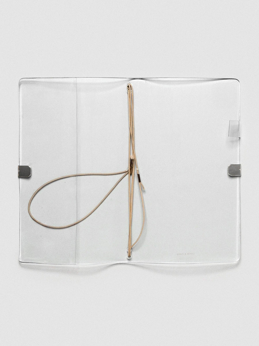 Clear Vinyl Travel Notebook Cover | A5 Slim