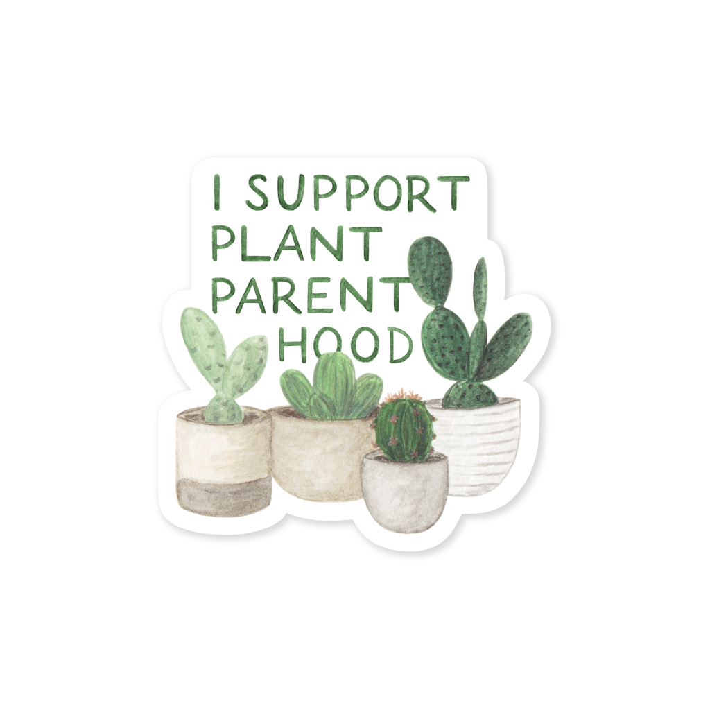 Planned Parenthood — Plant Pun Feminist Sticker