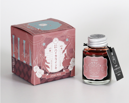 Teranishi Guitar Taisho Roman Haikara Fountain Pen Ink -  40 ml