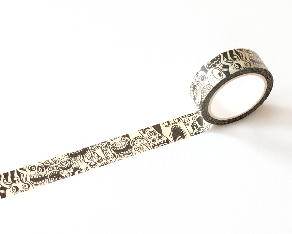 Monster Doodle Washi Tape