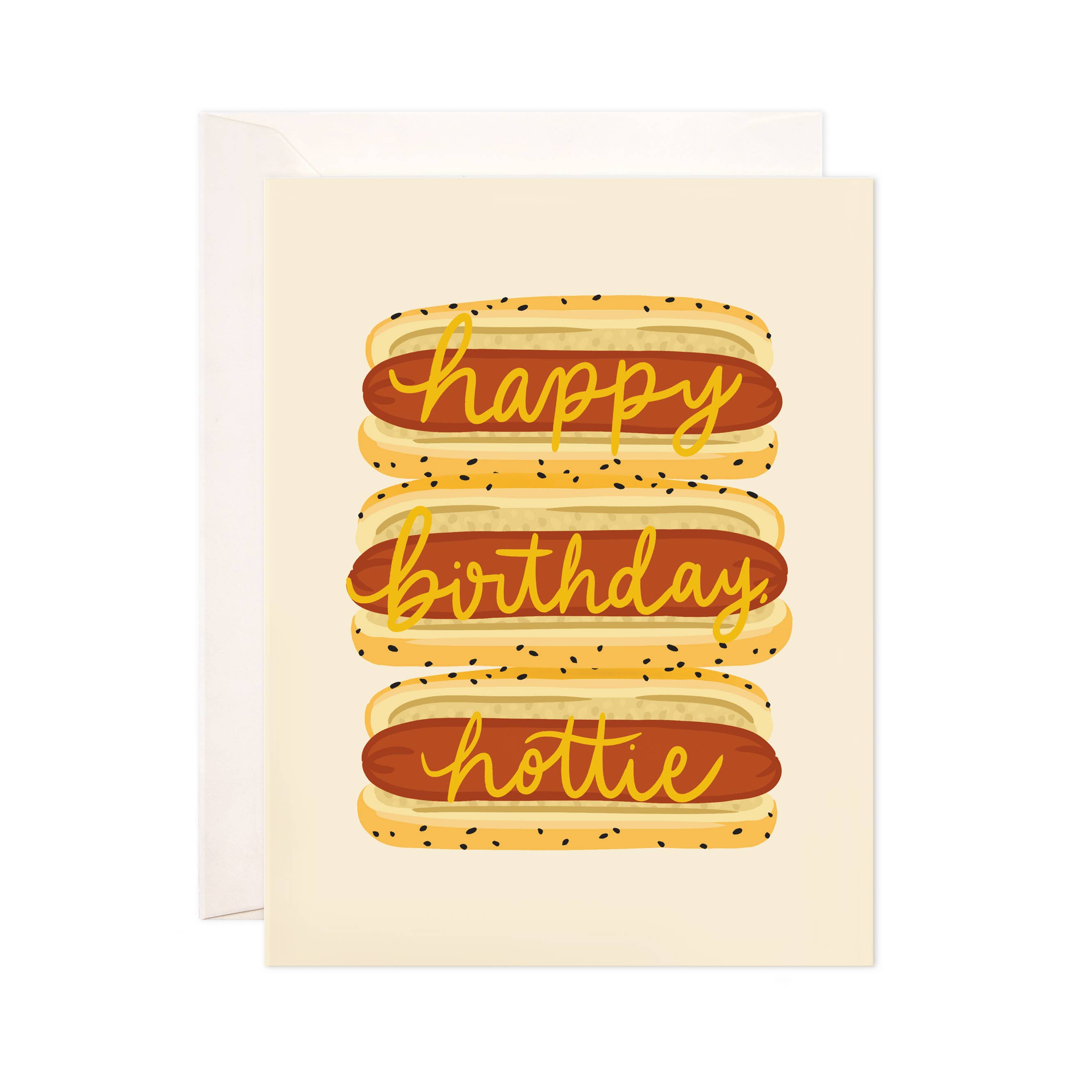 Hottie Hotdogs Greeting Card - Birthday Card