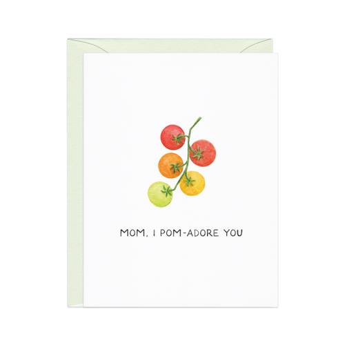 Adore You Mom — Pomodoro Tomato Lovers Mother's Day Card