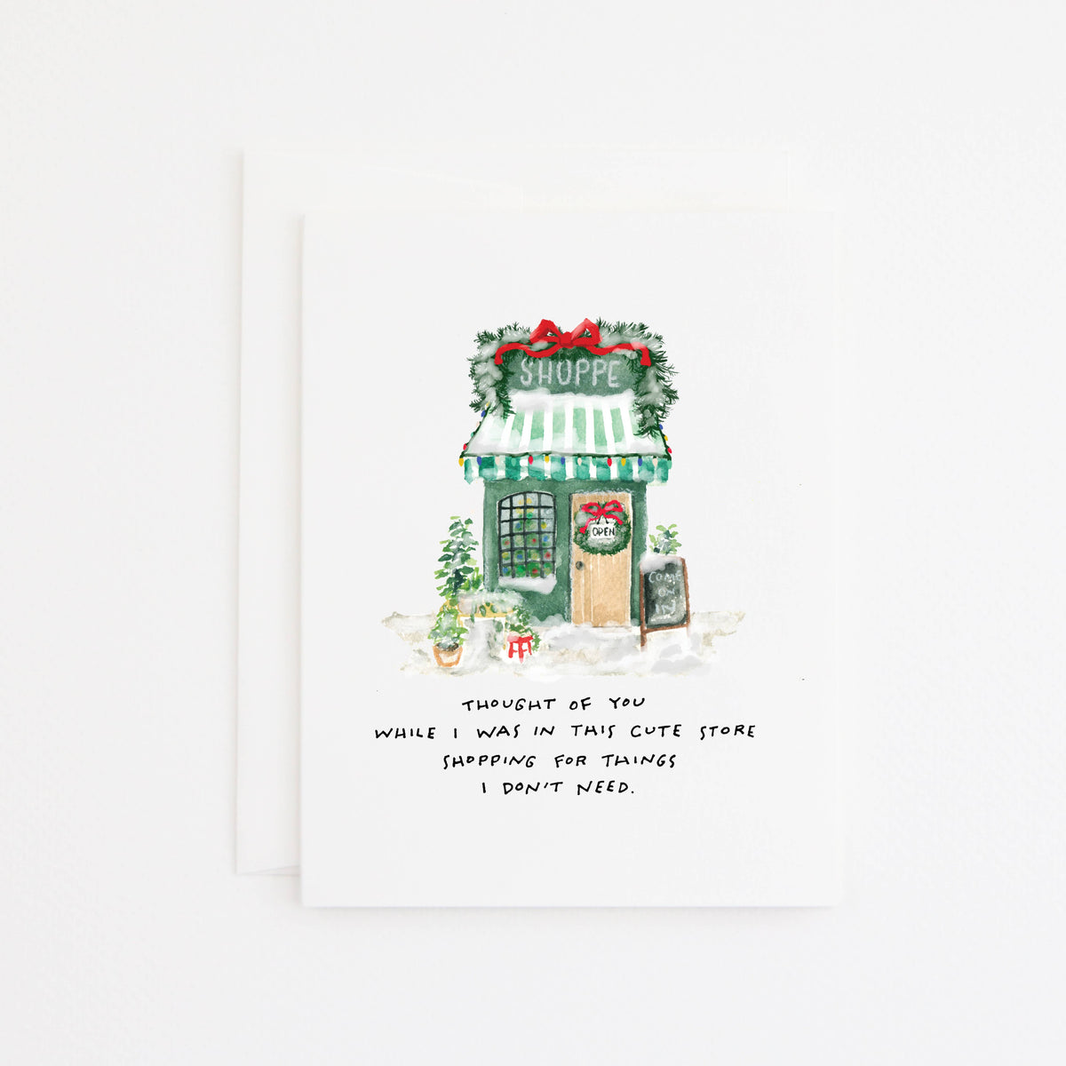 Holiday Cute Shop Card