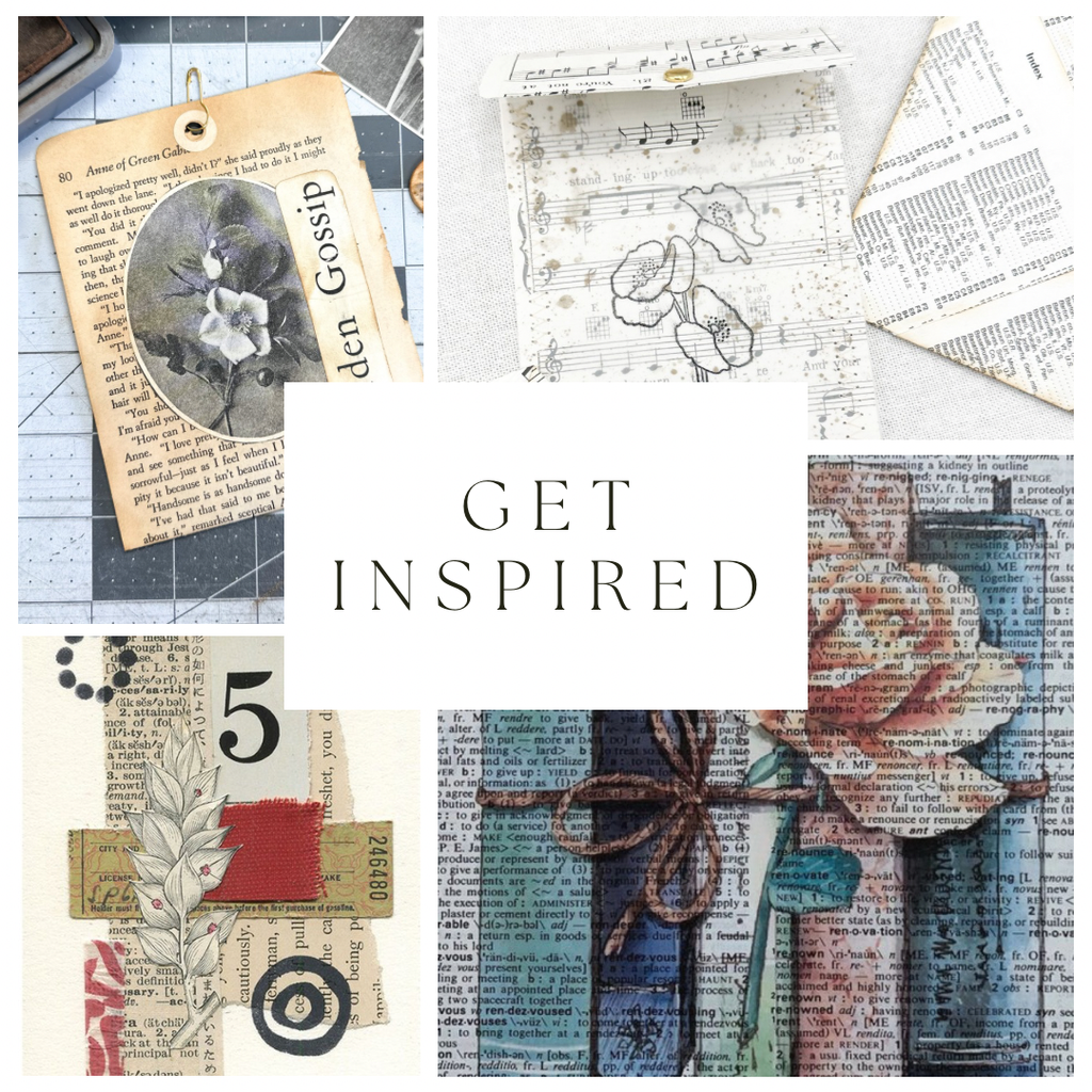 Vintage Book Pages for Collage, Junk Journaling and Art