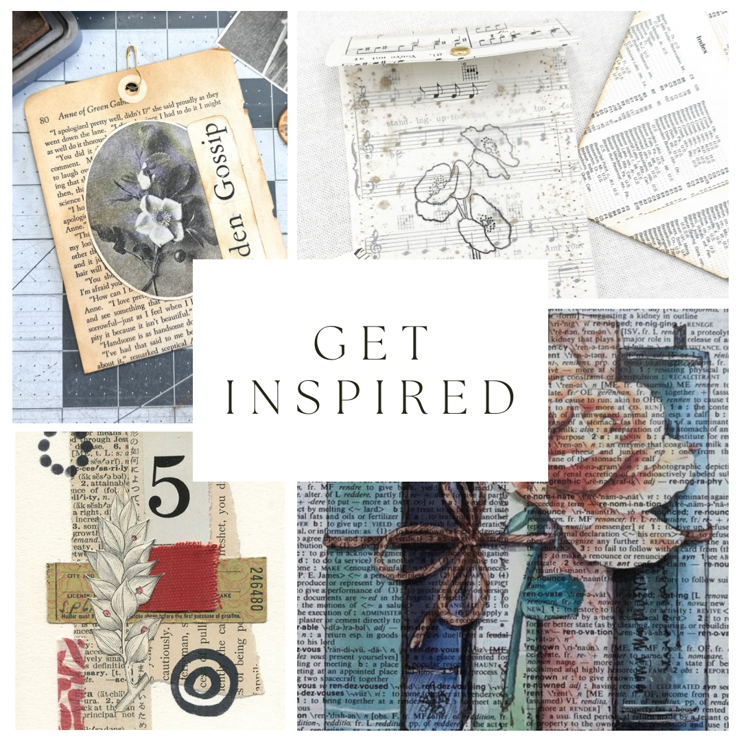 Vintage Book Pages for Collage, Junk Journaling and Art
