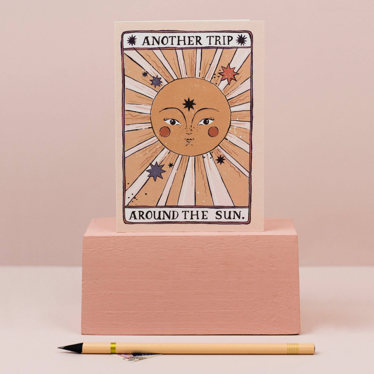 Tarot Sun Birthday Card | Tarot Card | Sun Greeting Cards