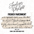 Lauren Phelps French Parchment 15mm satin washi tape