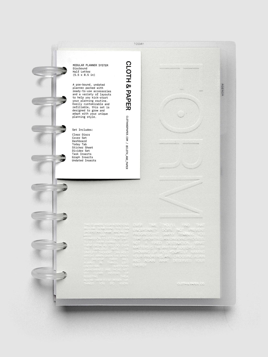 FORMA Modular Planner System | Half Letter