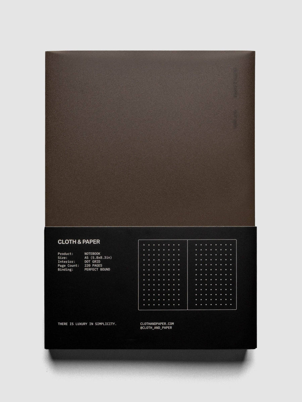 Perfect Bound Notebook | A5 Dot Grid