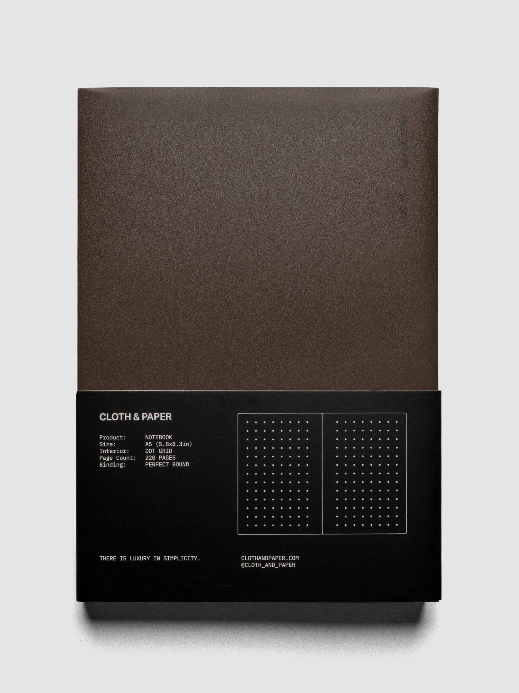 Perfect Bound Notebook | A5 Dot Grid