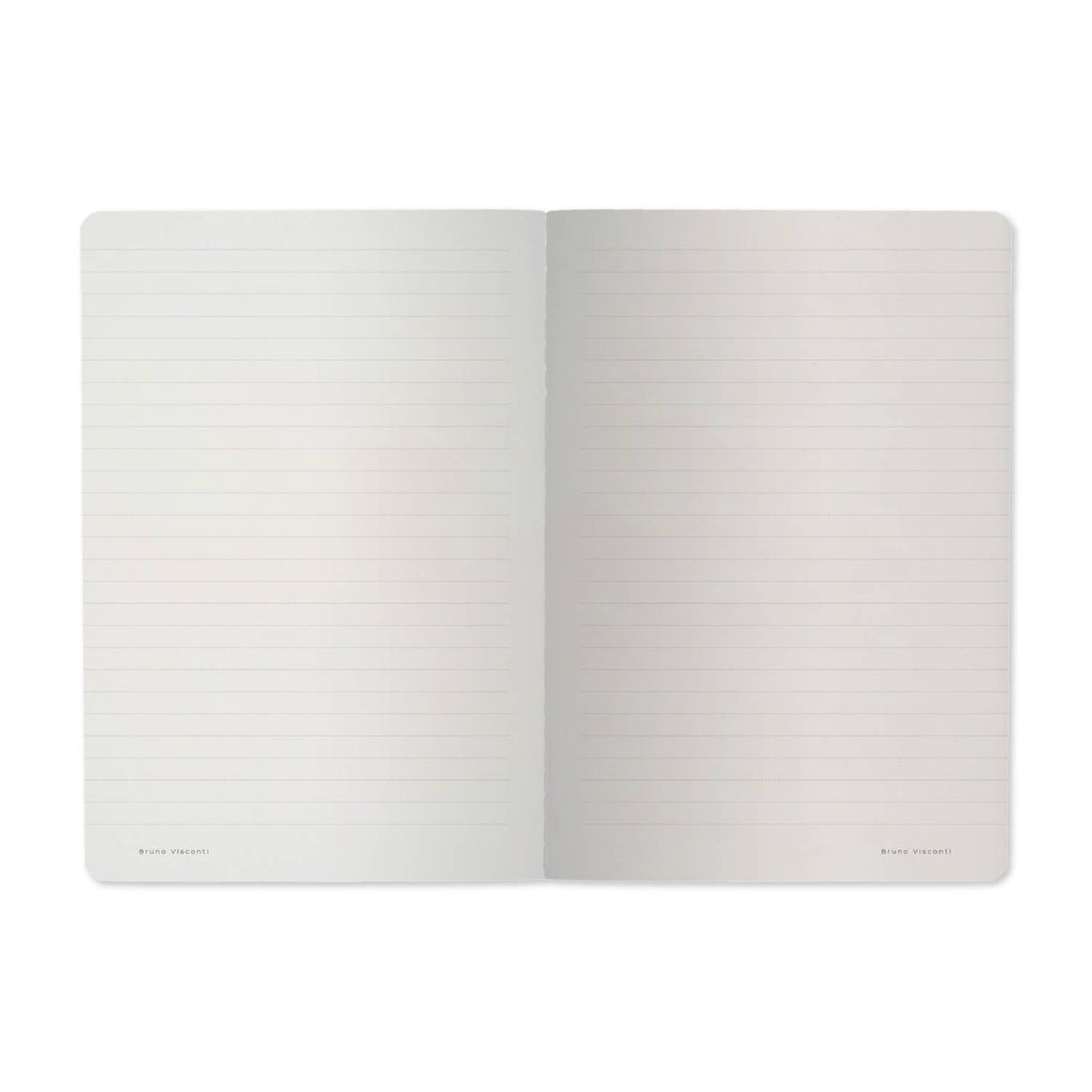 A5 Notebook - Pink Blossoms on White