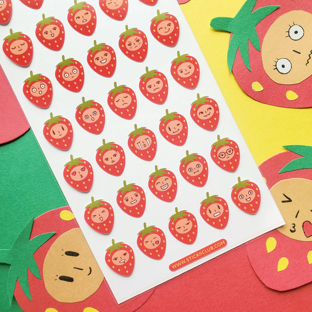 Berry Big Feelings Sticker Sheet