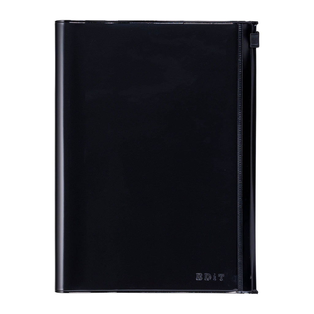 EDiT B6 Grid Notebook with PVC Cover & Zipper Pocket